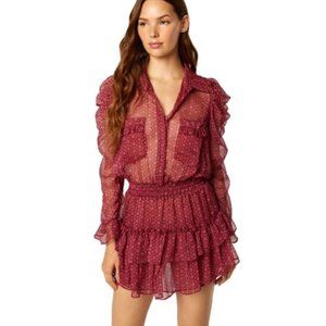 MISA LOS ANGELES Anika Puff Sleeve Minidress